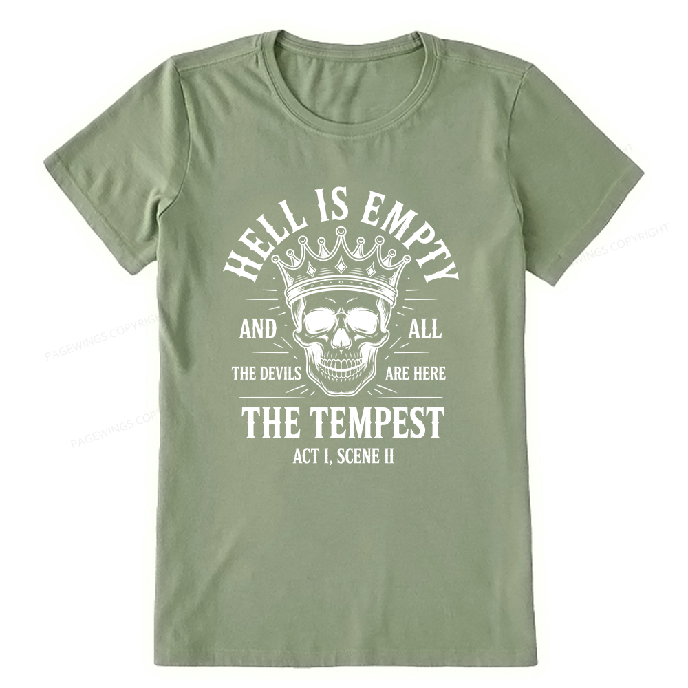 Pagewings Hell is Empty And All The Devils Are Here Unisex Classic T-shirt