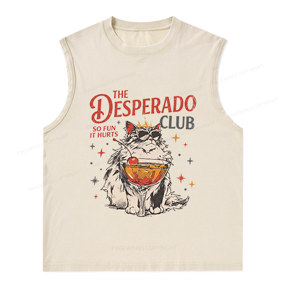 Pagewings Desperado Club Unisex Washed Tank Top