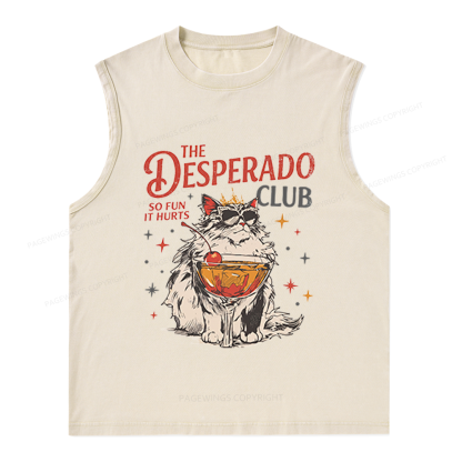Pagewings Desperado Club Unisex Washed Tank Top