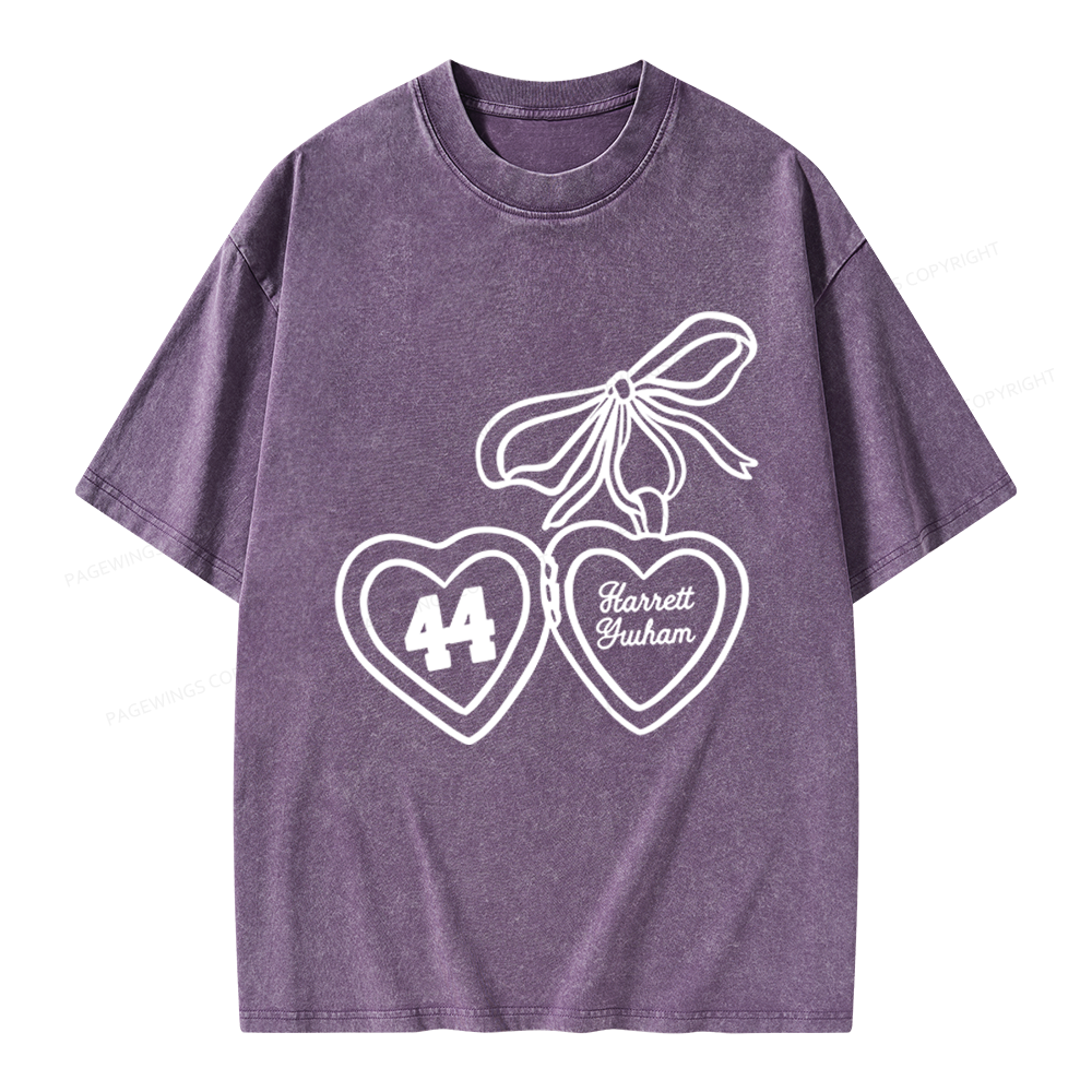 Pagewings Hockey Romance Unisex Washed T-shirt