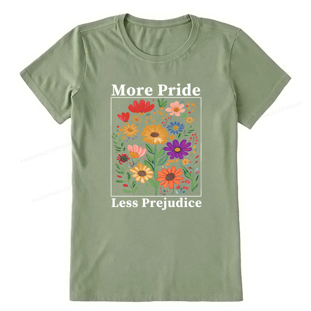 Pagewings More Pride Less Prejudice Unisex Classic T-shirt