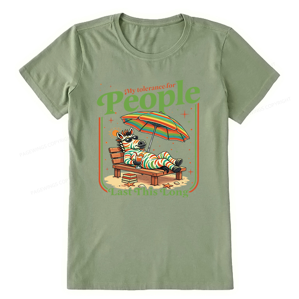 Pagewings Funny Zebra Unisex Classic T-shirt
