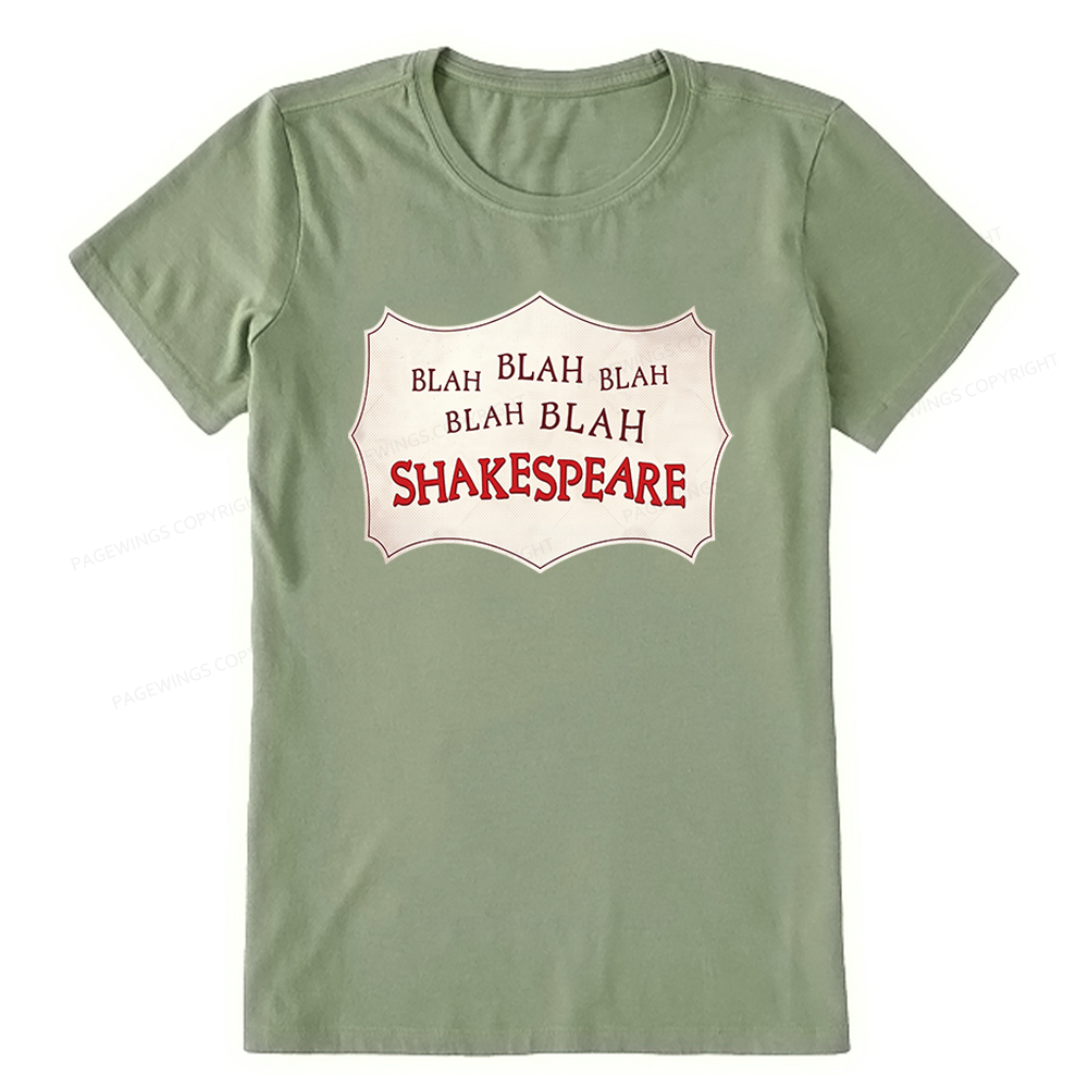 Pagewings Blah Blah Blah Shakespeare Unisex Classic T-shirt