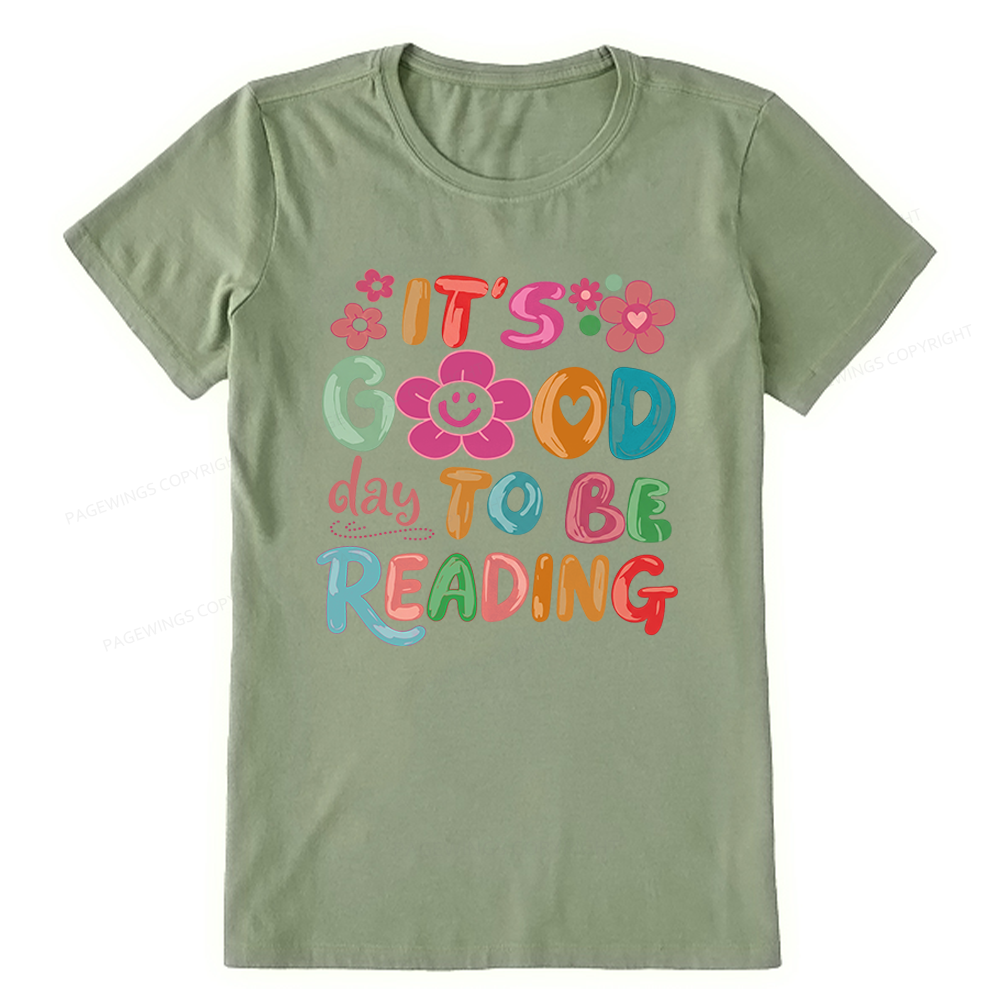Pagewings It's a Good Day To Be Reading Unisex Classic T-shirt