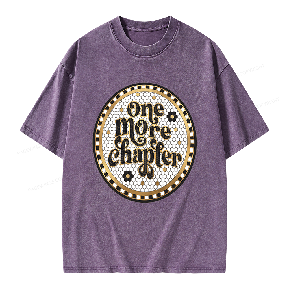 Pagewings One More Chapter Unisex Washed T-shirt