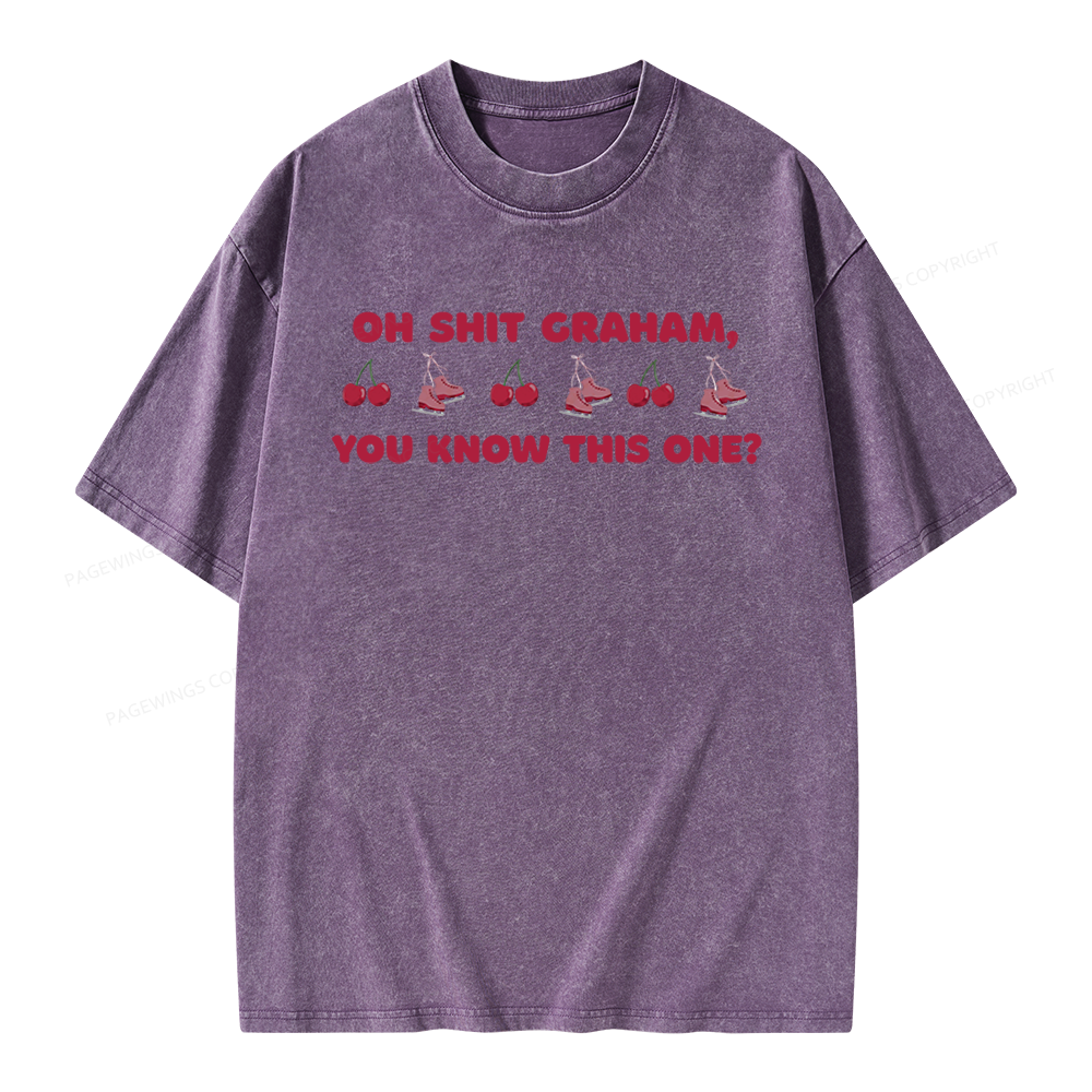 Pagewings Hockey Romance Unisex Washed T-shirt