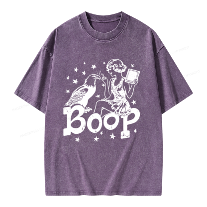 Pagewings Eagle Boop Unisex Washed T-shirt