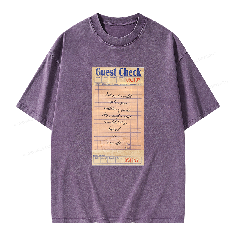 Pagewings Hockey Romance Unisex Washed T-shirt