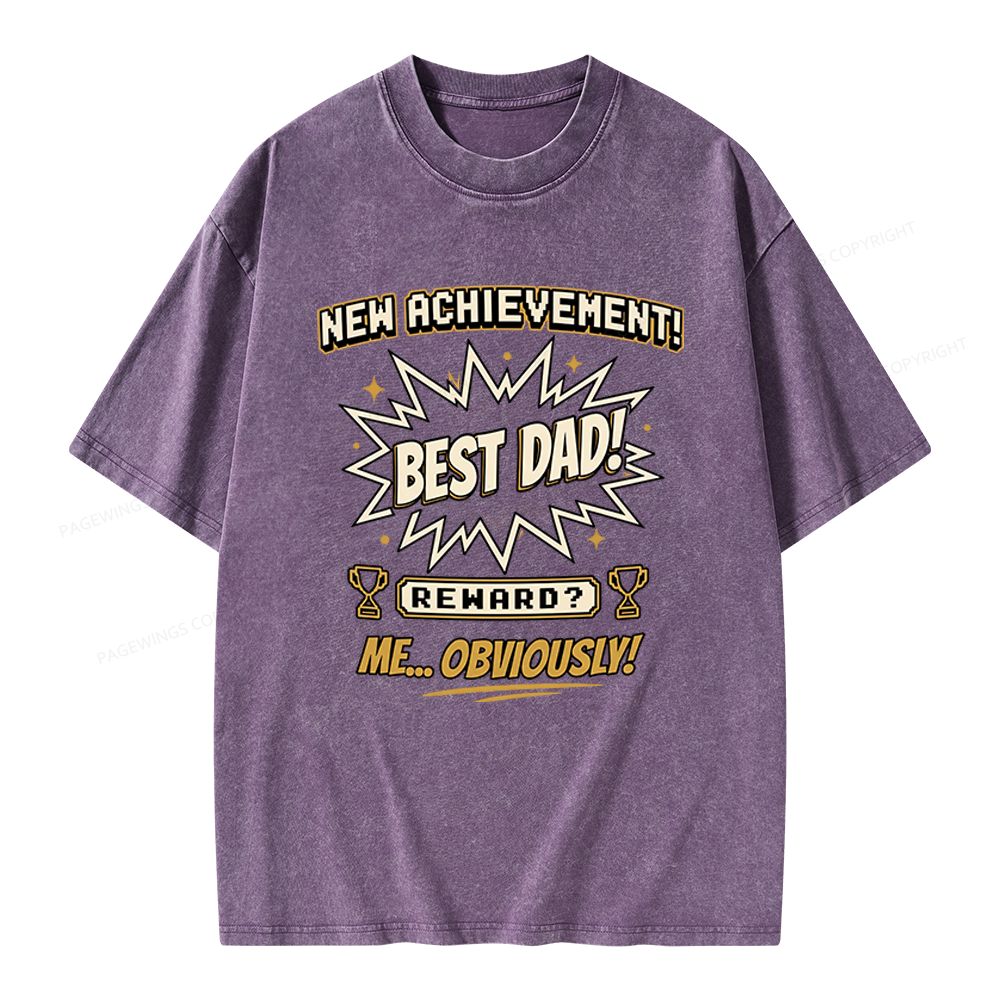 Pagewings New Achievement Unisex Washed T-shirt