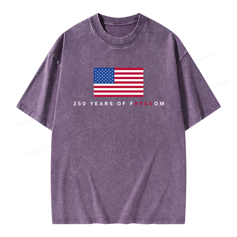 Pagewings Freadom Unisex Washed T-shirt