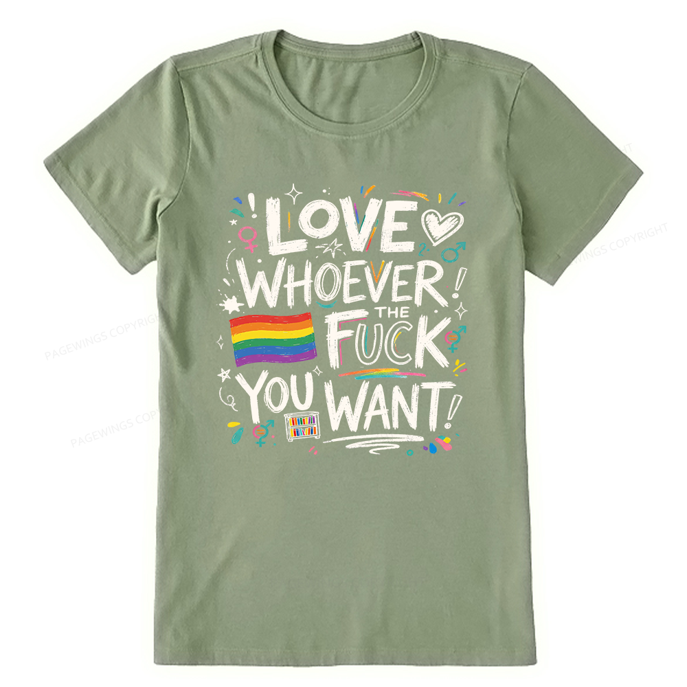 Pagewings Love Whoever You Want Unisex Classic T-shirt