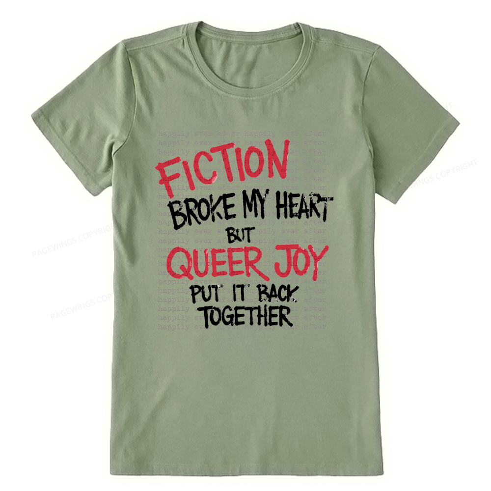 Pagewings Fiction Broke My Heart Unisex Classic T-shirt