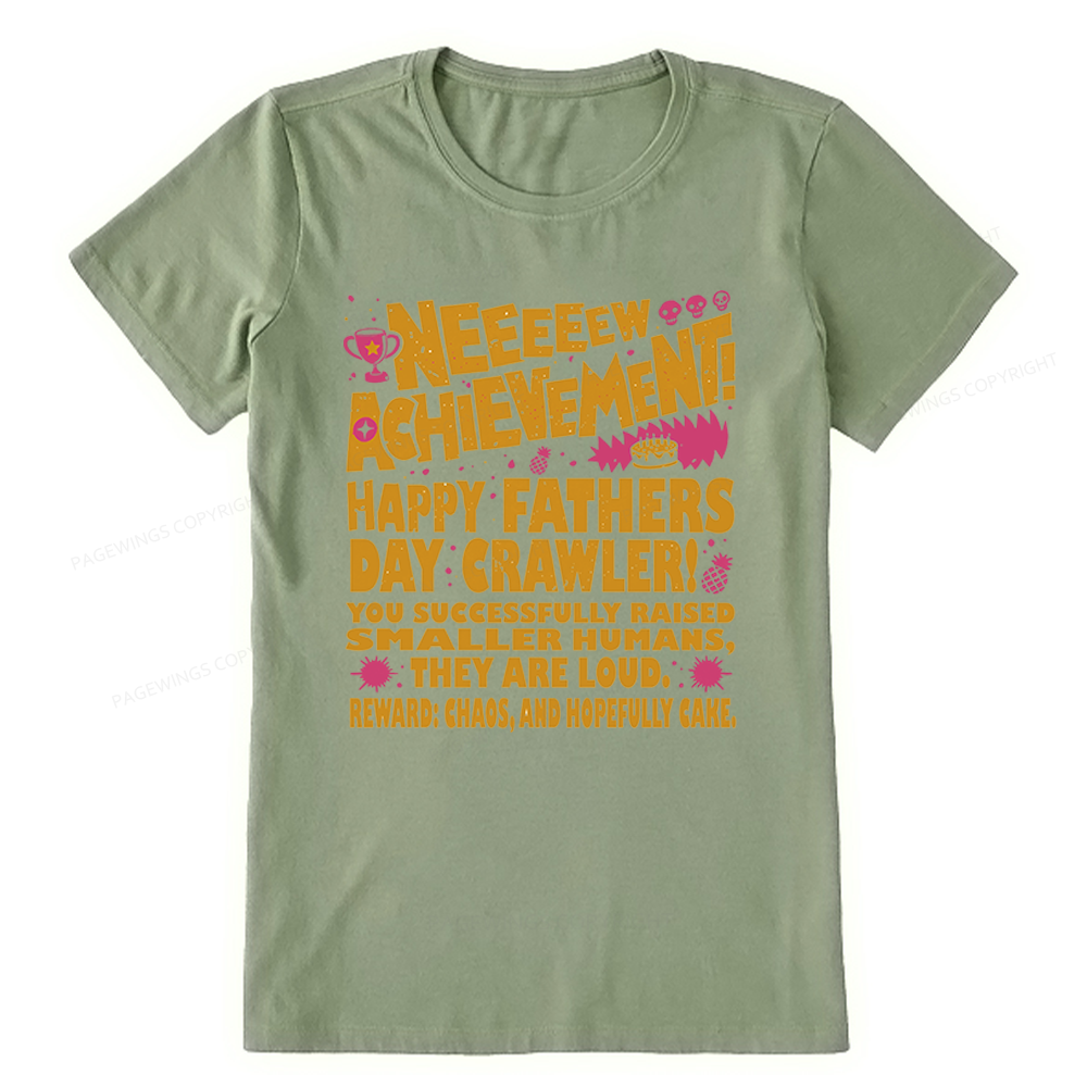 Pagewings Dad Achievement Unisex Classic T-shirt