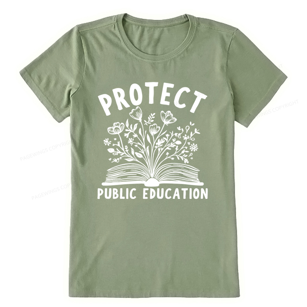 Pagewings Protect Public Schools Unisex Classic T-shirt