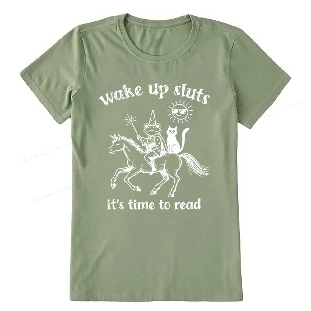 Pagewings Wake Up Sluts Unisex Classic T-shirt