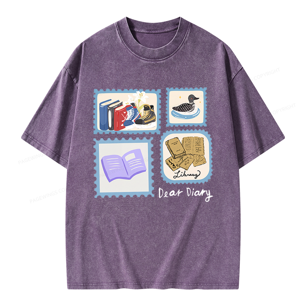 Pagewings Romance Lover Unisex Washed T-shirt