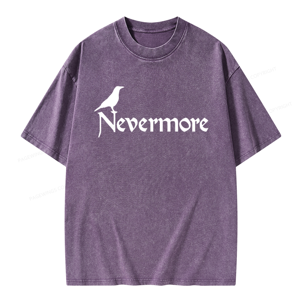 Pagewings Nevermore Unisex Washed T-shirt
