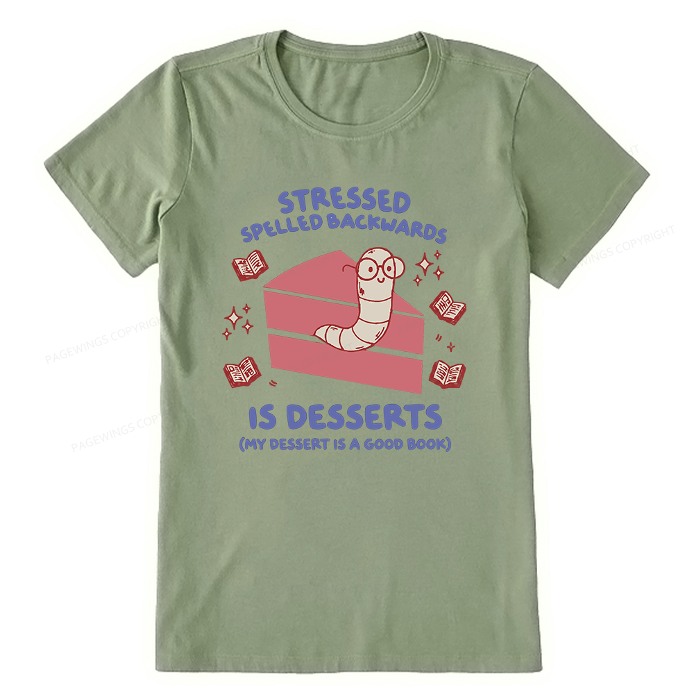 Pagewings My Dessert Is A Good Book Unisex Classic T-shirt