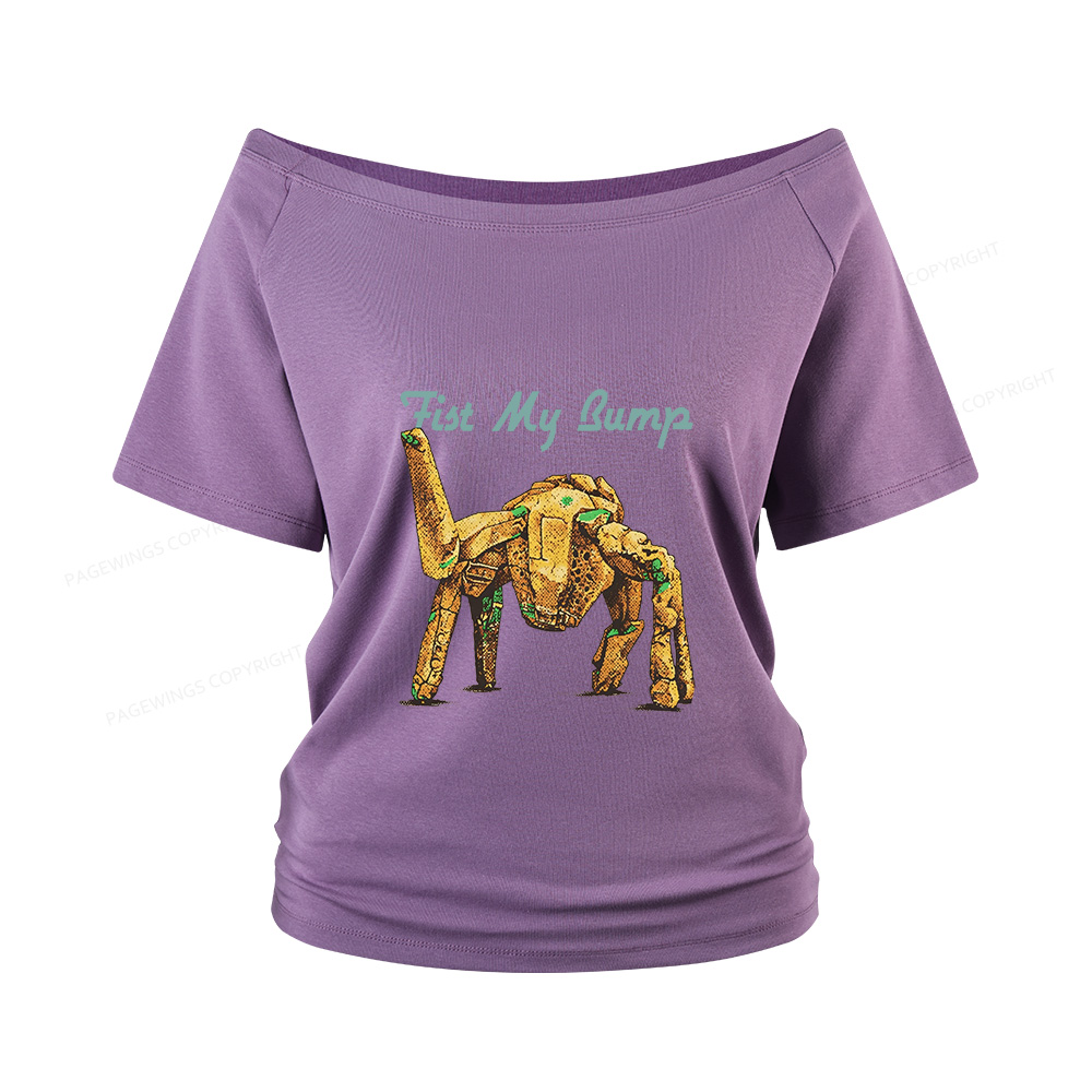Pagewings Read Sci-Fi Women Off Shoulder T-shirts