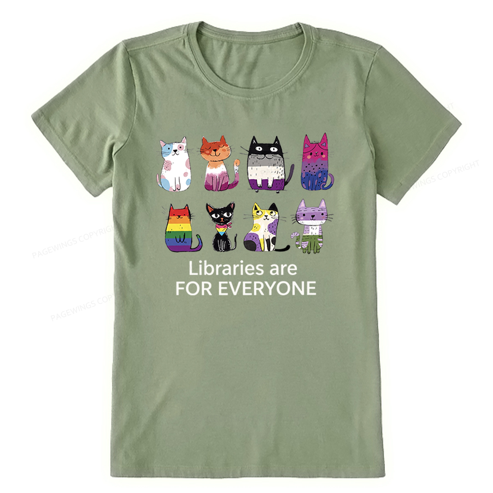 Pagewings Libraries Are For Everyone Unisex Classic T-shirt