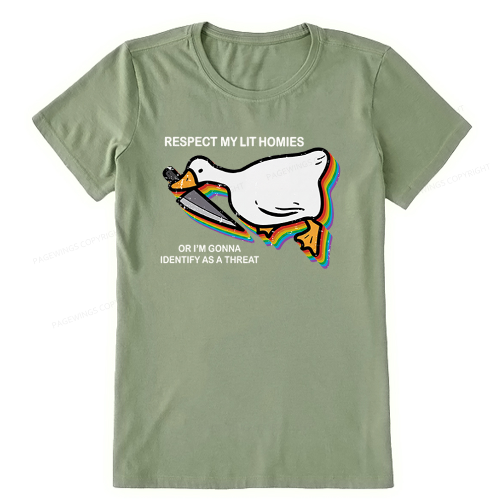 Pagewings Respect My Lit Homies Unisex Classic T-shirt