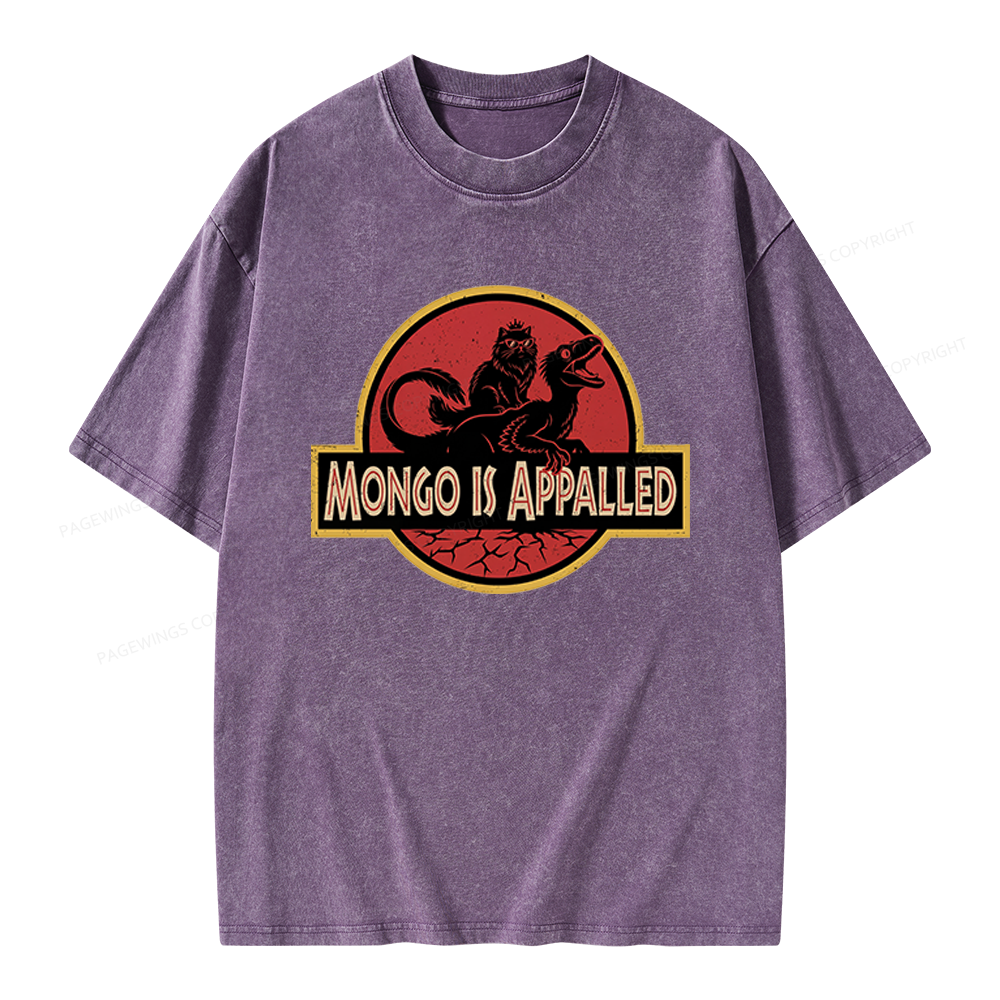 Pagewings Mongo Is Appalled Unisex Washed T-shirt