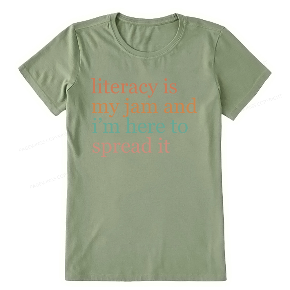 Pagewings Literacy Is My Jam Unisex Classic T-shirt
