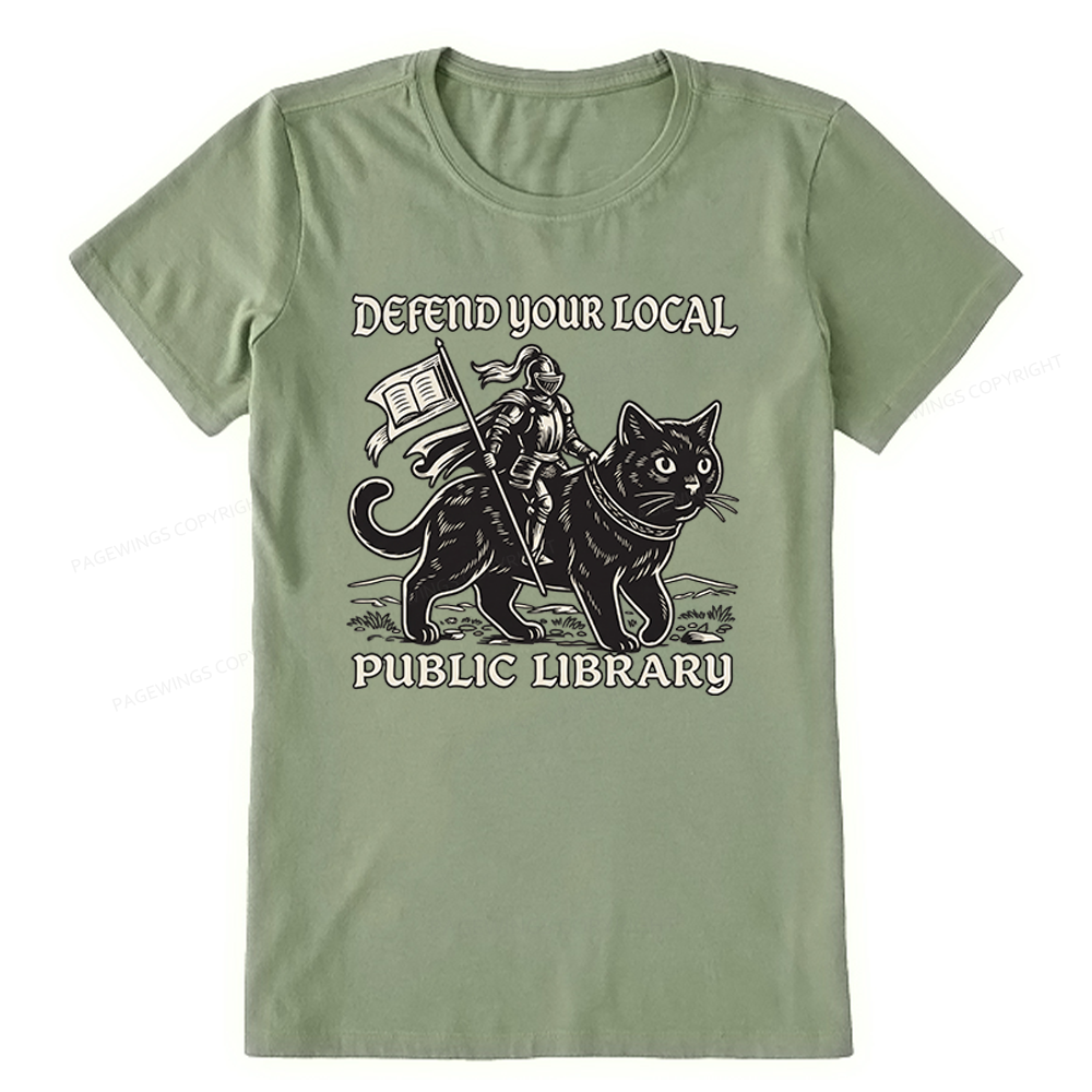 Pagewings Defend Your Local Public Library Unisex Classic T-shirt
