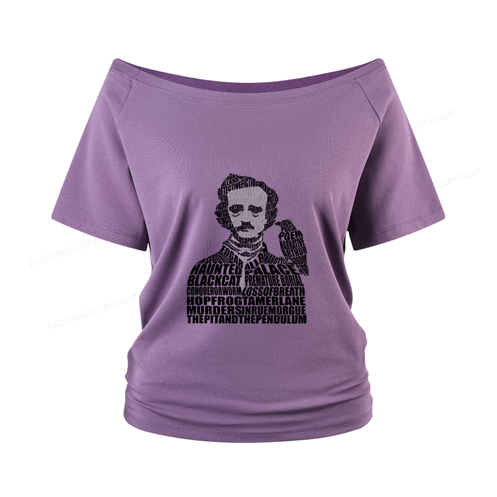 Pagewings Literature Lover Women Off Shoulder T-shirts