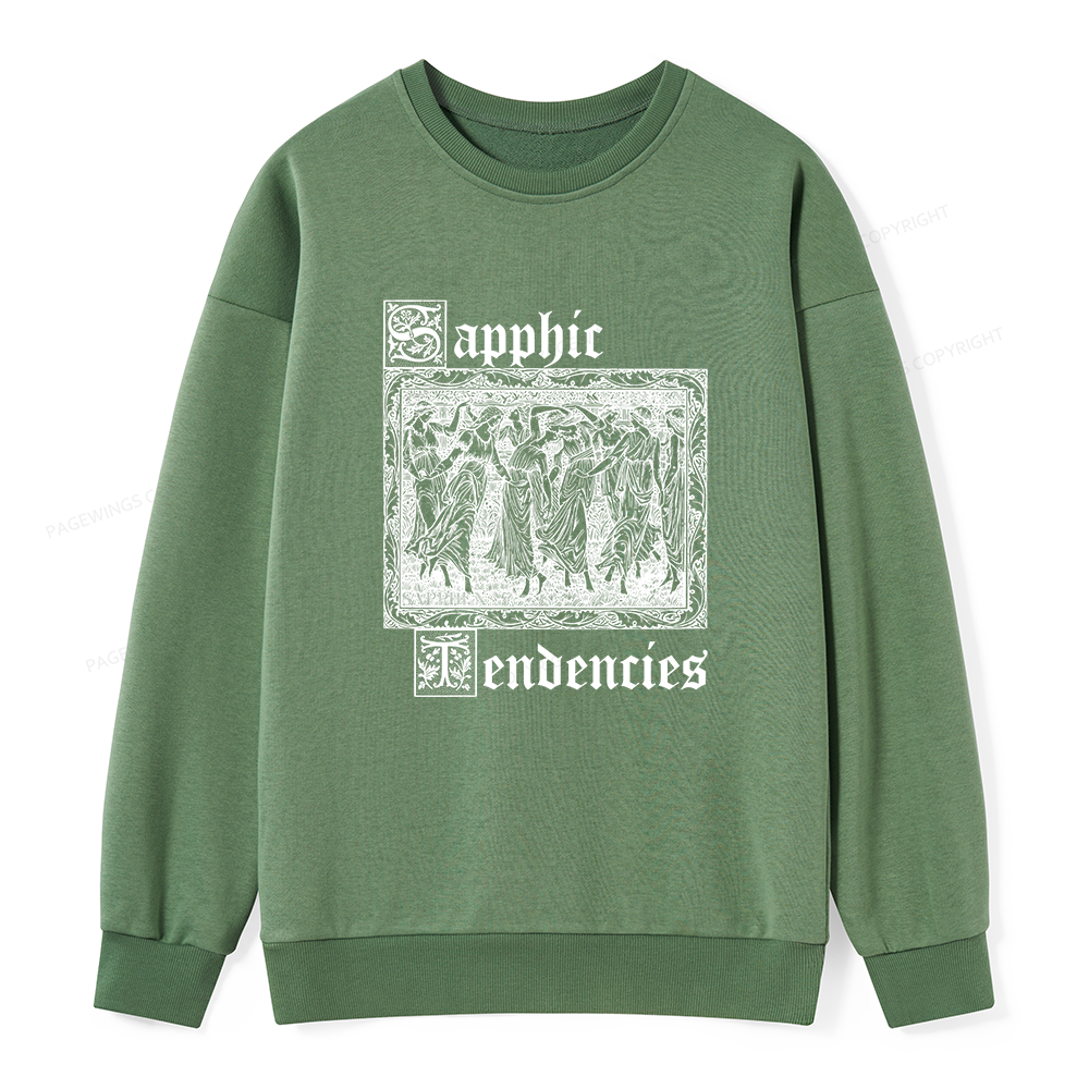 Pagewings Sapphic Tendencies Unisex Classic Sweatshirt