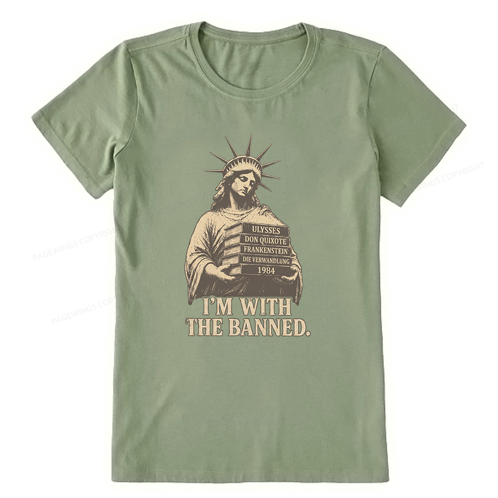 Pagewings I'm With The Banned Unisex Classic T-shirt