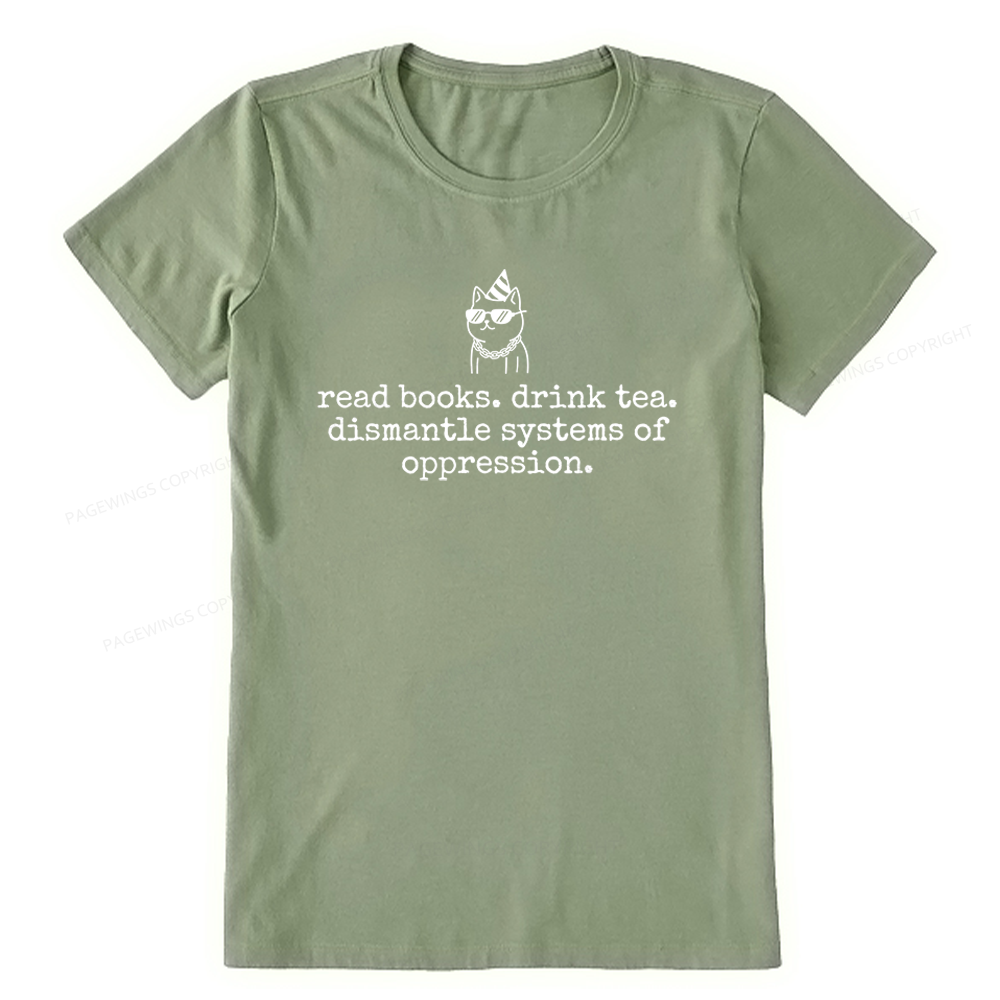 Pagewings Books and Tea Unisex Classic T-shirt