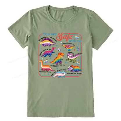 Pagewings You Are Safe With Me Unisex Classic T-shirt