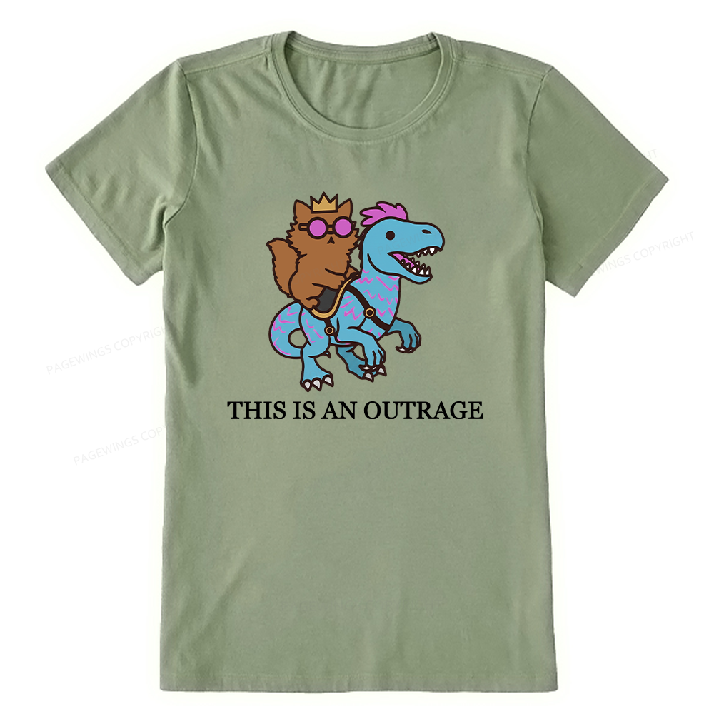 Pagewings This Is An Outrage Unisex Classic T-shirt
