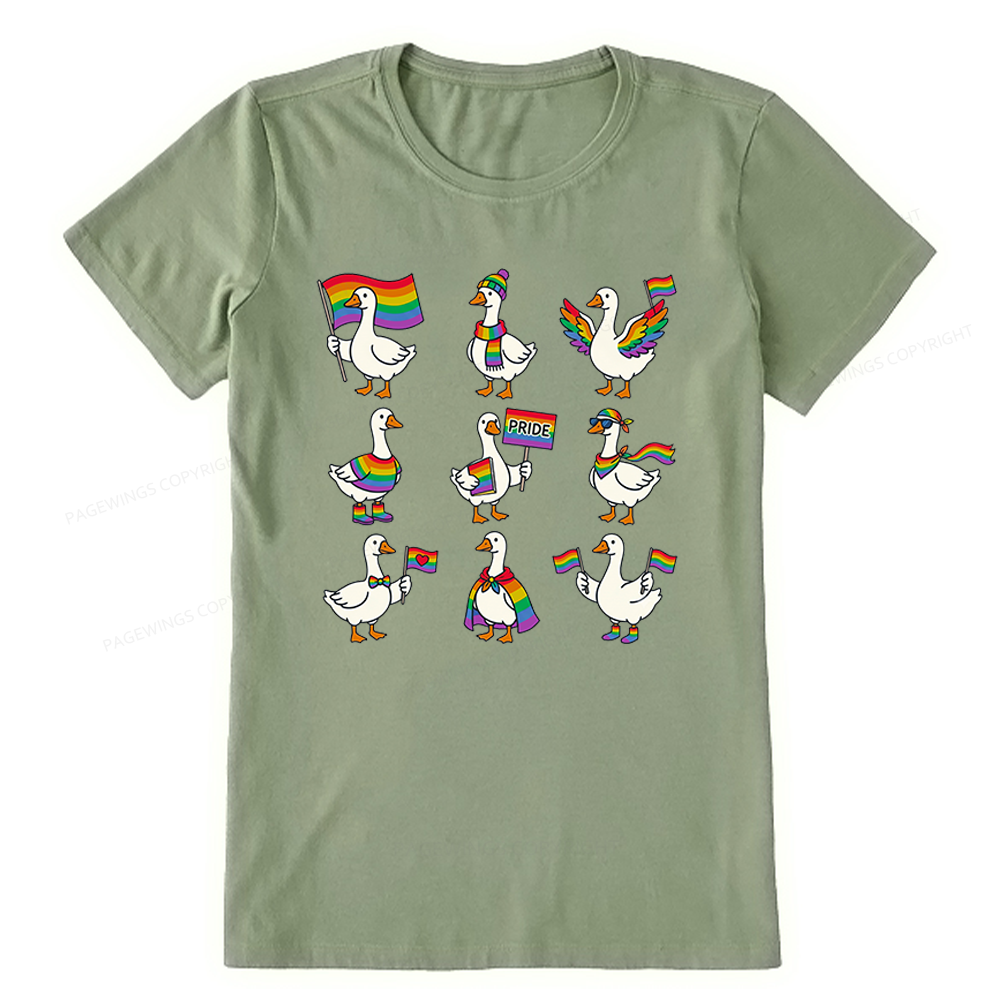 Pagewings Funny LGBTQ Goose Unisex Classic T-shirt
