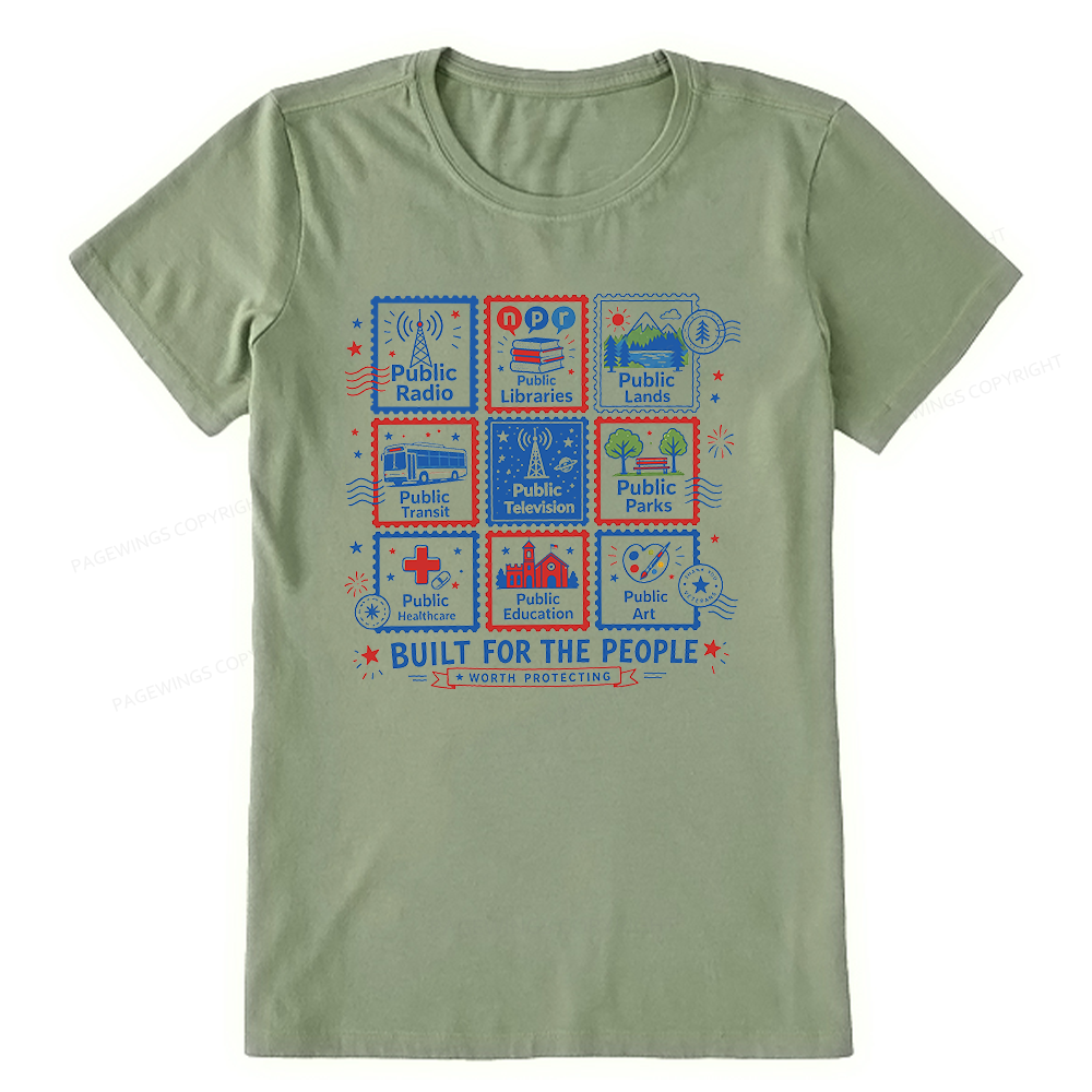Pagewings Public Libraries Unisex Classic T-shirt
