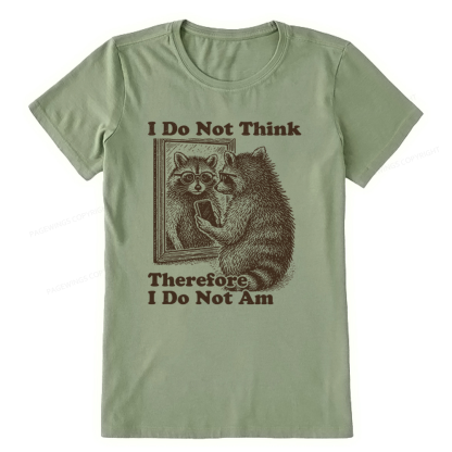 Pagewings I Do Not Think Therefore I Do Not Am Unisex Classic T-shirt