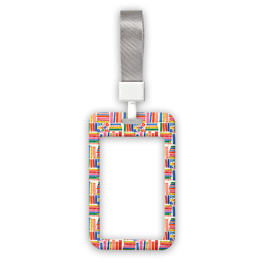 Pagewings Read More Books ABS Badge Holder