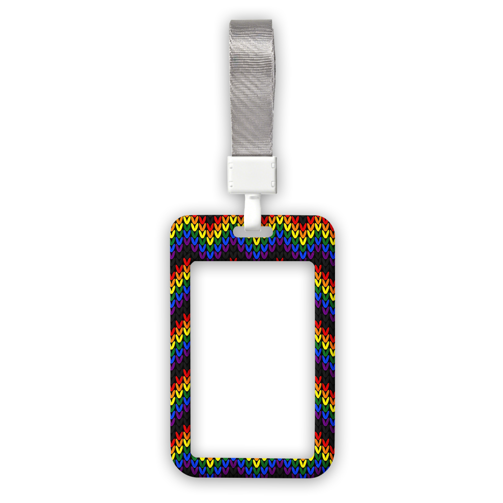 Pagewings Rainbow Pride ABS Badge Holder