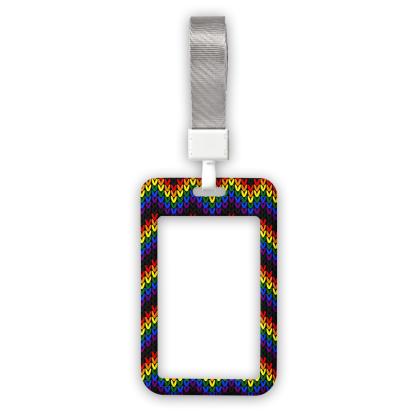 Pagewings Rainbow Pride ABS Badge Holder