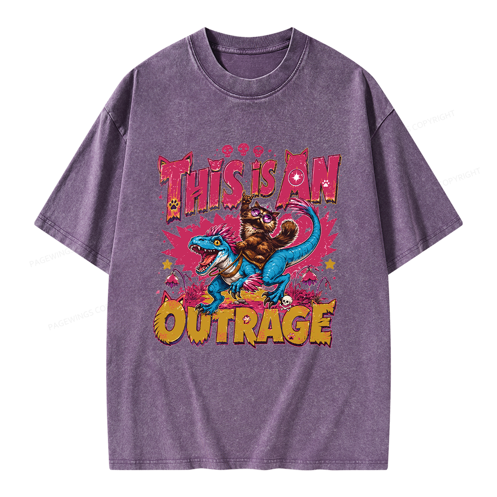 Pagewings Princess Donut Unisex Washed T-shirt