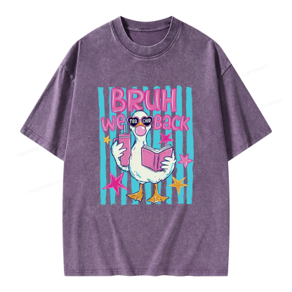 Pagewing Back To School Unisex Washed T-shirt