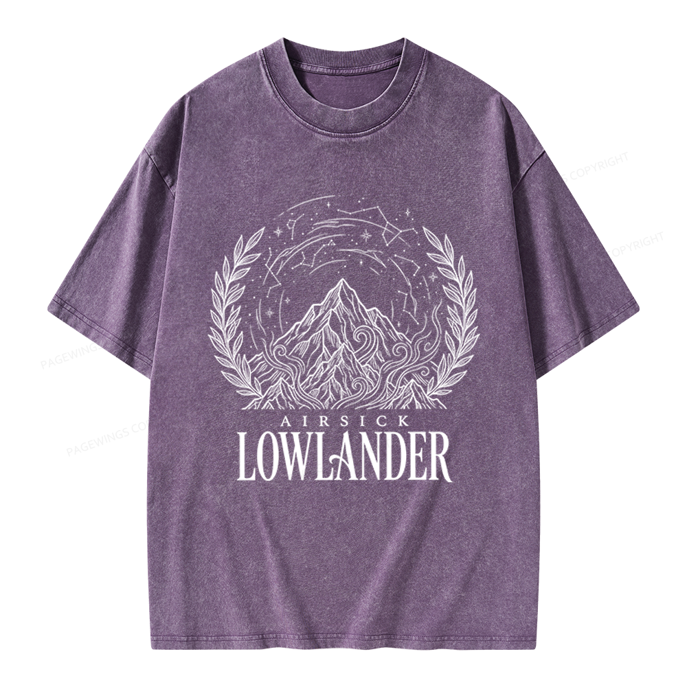 Pagewings Fantasy Books Lover Unisex Washed T-shirt