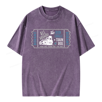 Pagewing Sci Fi Books Lover Unisex Washed T-shirt