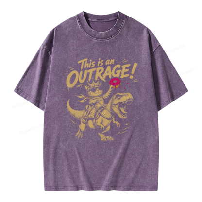 Pagewing Sci Fi Books Lover Unisex Washed T-shirt