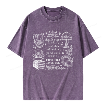 Pagewing Antique Lover Unisex Washed T-shirt