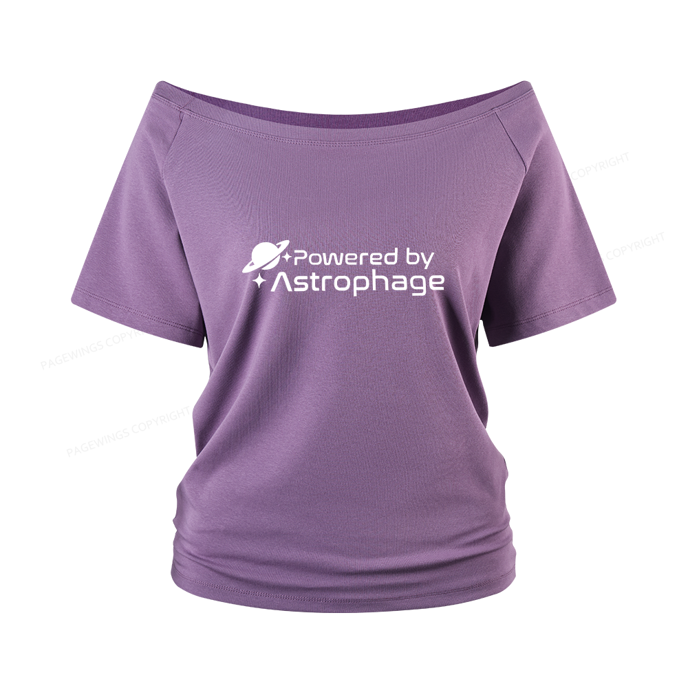 Pagewings Science Fiction Lover Women Off Shoulder T-shirts