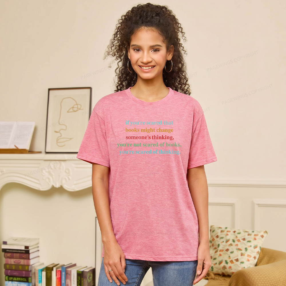 Pagewings Soft I'm With the Banned Unisex Heather T-Shirt
