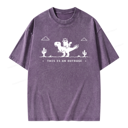 Pagewing Sci Fi Books Lover Unisex Washed T-shirt