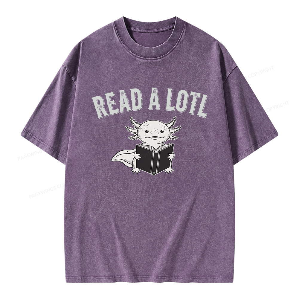 Pagewing Read A Lotl Unisex Washed T-shirt